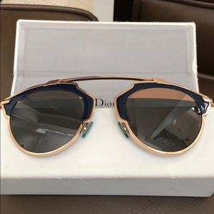 AUTHENTIC DIOR SO REAL NAVI SUNGLASSES